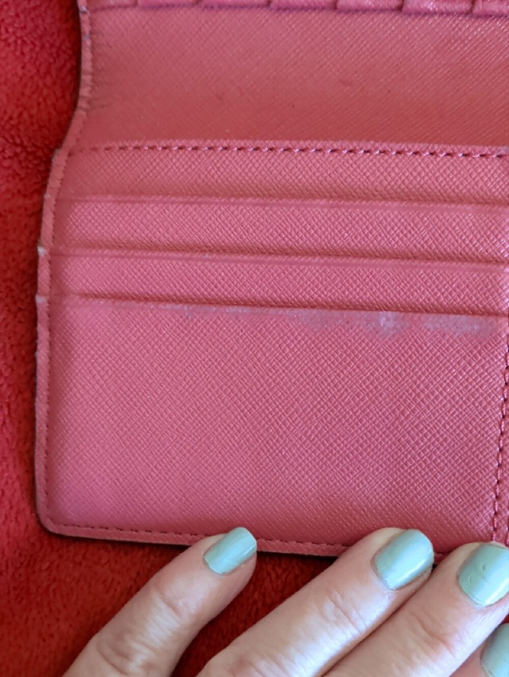 Coach Metallic Beige Signature Continental Wallet - Picture 12 of 15